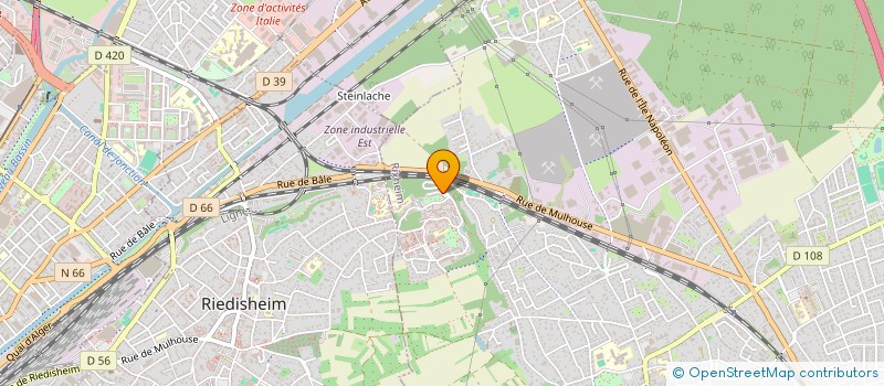 localisation de l'entreprise MONSIEUR STEPHANE SANDAROM  RIXHEIM