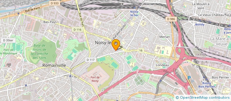 localisation de l'entreprise MONSIEUR STEPHANE SANDEYRON à NOISY-LE-SEC