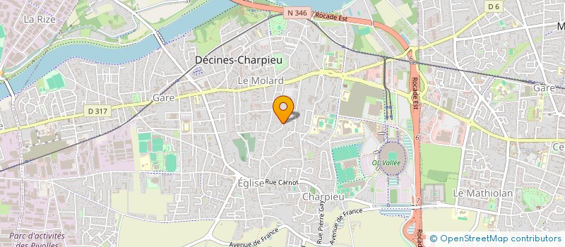 localisation de l'entreprise MONSIEUR STEPHANE SANFRATELLO  DECINES-CHARPIEU