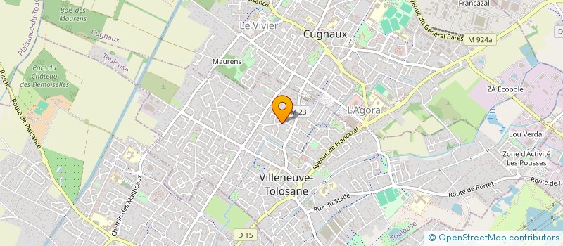 localisation de l'entreprise MONSIEUR STEPHANE SANGUINET à VILLENEUVE-TOLOSANE