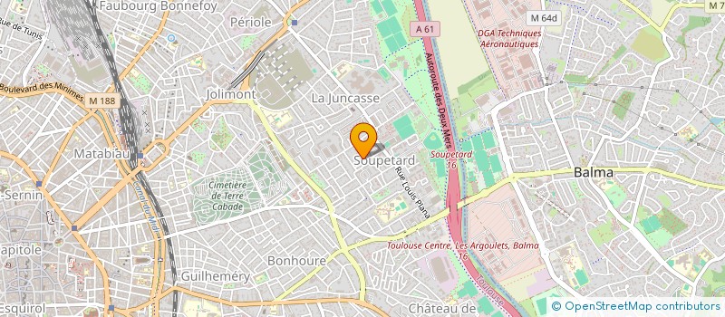 localisation de l'entreprise MONSIEUR STEPHANE SANTOLARIA à TOULOUSE