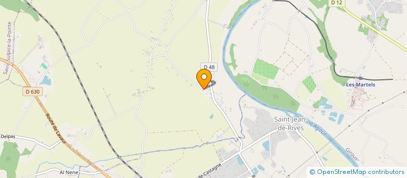 localisation de l'entreprise MONSIEUR STEPHANE SARAZIN  SAINT-LIEUX-LES-LAVAUR