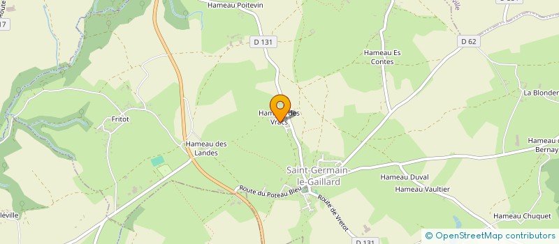 localisation de l'entreprise MONSIEUR STEPHANE SARCHET à SAINT-GERMAIN-LE-GAILLARD