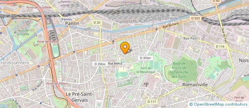localisation de l'entreprise MONSIEUR STEPHANE SARFATI à PANTIN