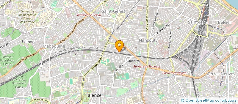 localisation de l'entreprise MONSIEUR STEPHANE SARRET à TALENCE