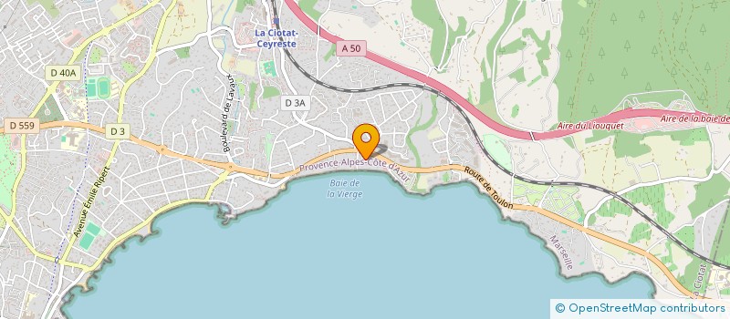 localisation de l'entreprise MONSIEUR STEPHANE SAUBAL-BAYARD  LA CIOTAT