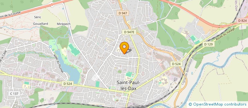 localisation de l'entreprise MONSIEUR STEPHANE SAUGNAC à SAINT-PAUL-LES-DAX