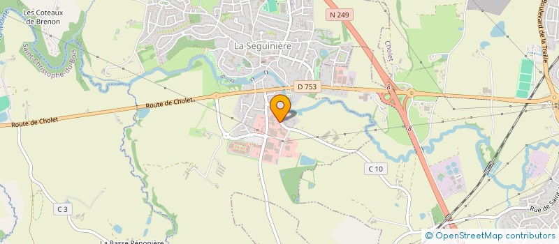 localisation de l'entreprise MONSIEUR STEPHANE SAUTEJEAU  LA SEGUINIERE