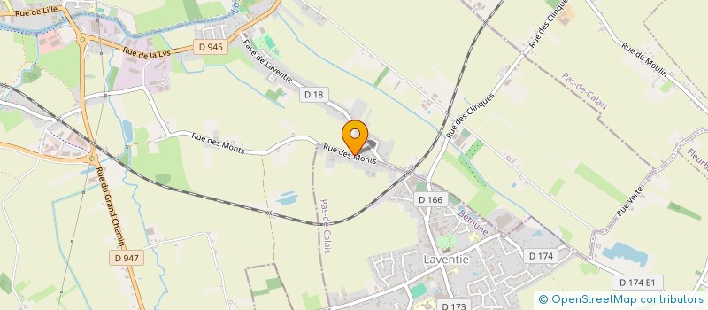 localisation de l'entreprise MONSIEUR STEPHANE SCELERS  LA GORGUE