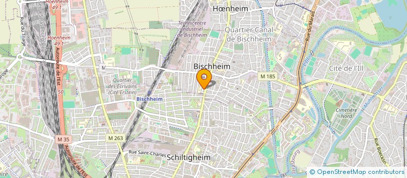 localisation de l'entreprise MONSIEUR STEPHANE SCHMITT  BISCHHEIM