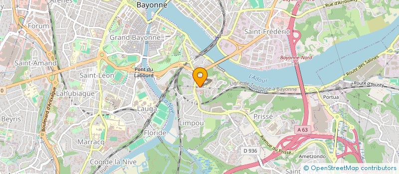 localisation de l'entreprise MONSIEUR STEPHANE SCHWENDT à BAYONNE