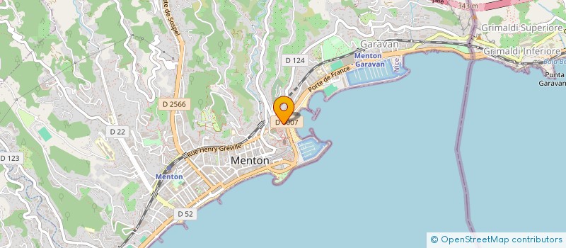 localisation de l'entreprise MONSIEUR STEPHANE SCIDONE à MENTON