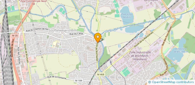localisation de l'entreprise MONSIEUR STEPHANE SEBAI  SOUFFELWEYERSHEIM