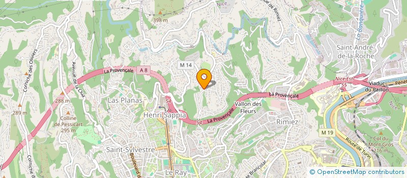 localisation de l'entreprise MONSIEUR STEPHANE SEBBIER  NICE