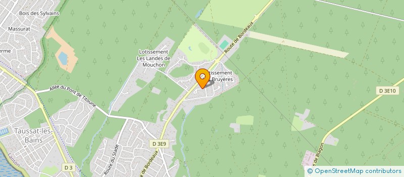 localisation de l'entreprise MONSIEUR STEPHANE SEGALAS-TALOUS  LANTON