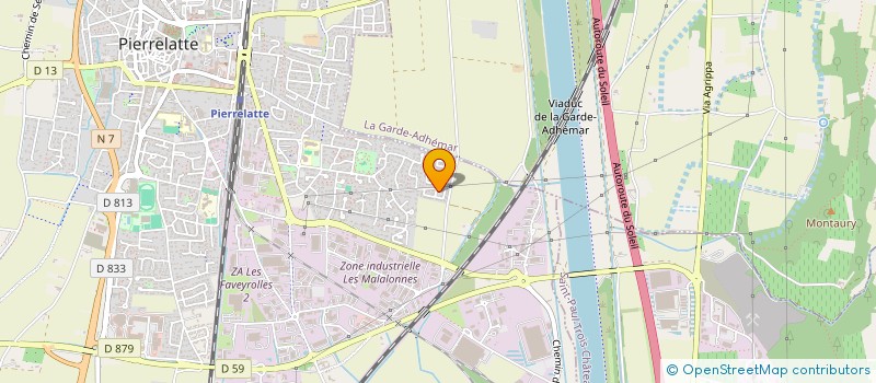 localisation de l'entreprise MONSIEUR STEPHANE SEGOND  PIERRELATTE