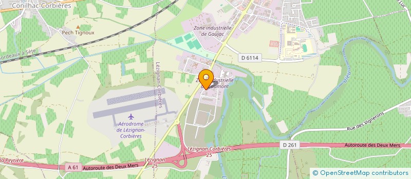 localisation de l'entreprise MONSIEUR STEPHANE SELLES  LEZIGNAN-CORBIERES