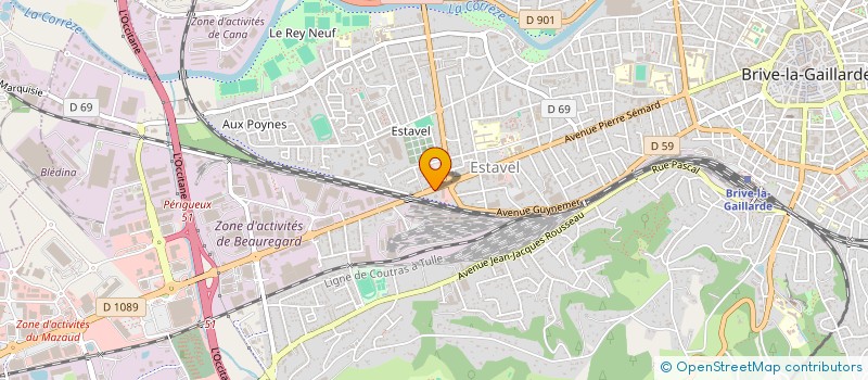 localisation de l'entreprise MONSIEUR STEPHANE SEMAT BENONI  BRIVE-LA-GAILLARDE