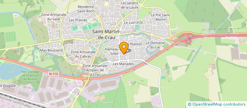 localisation de l'entreprise MONSIEUR STEPHANE SEMBLA à SAINT-MARTIN-DE-CRAU