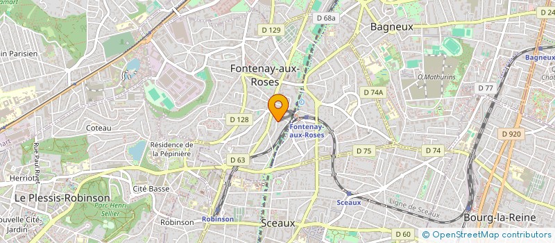 localisation de l'entreprise MONSIEUR STEPHANE SEMPERE  FONTENAY-AUX-ROSES