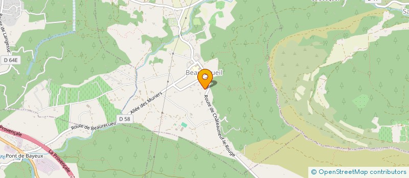 localisation de l'entreprise MONSIEUR STEPHANE SENAC  BEAURECUEIL