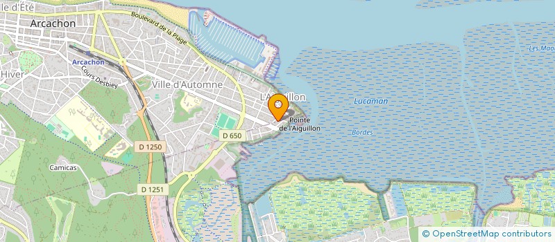 localisation de l'entreprise MONSIEUR STEPHANE SENSEY  ARCACHON