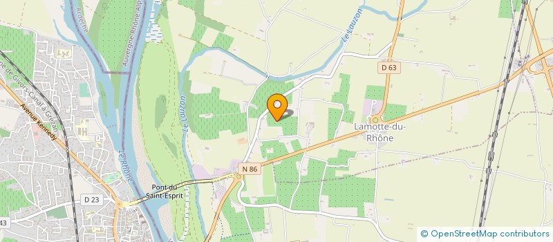 localisation de l'entreprise MONSIEUR STEPHANE SEREAULT  LAMOTTE-DU-RHONE