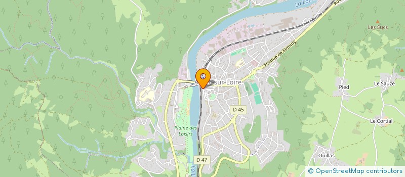 localisation de l'entreprise MONSIEUR STEPHANE SERRANO  AUREC-SUR-LOIRE