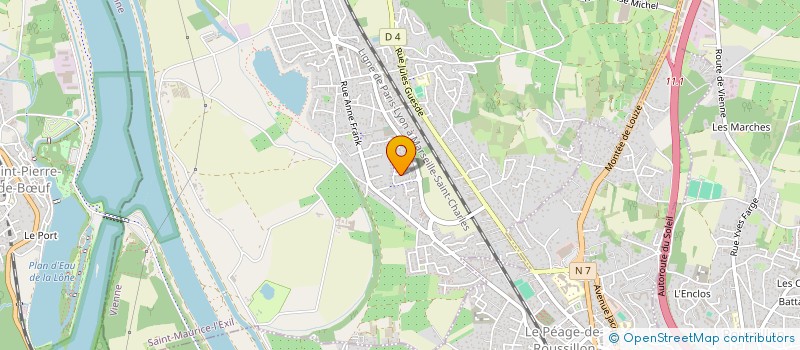 localisation de l'entreprise MONSIEUR STEPHANE SERRE  SAINT-MAURICE-L'EXIL