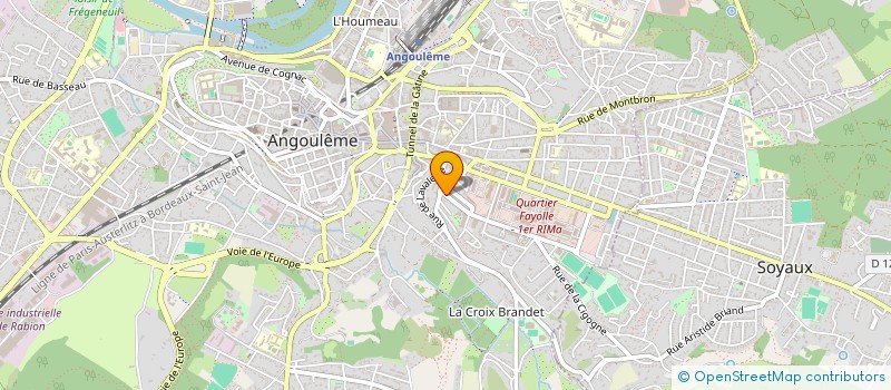 localisation de l'entreprise MONSIEUR STEPHANE SERVAIS à ANGOULEME