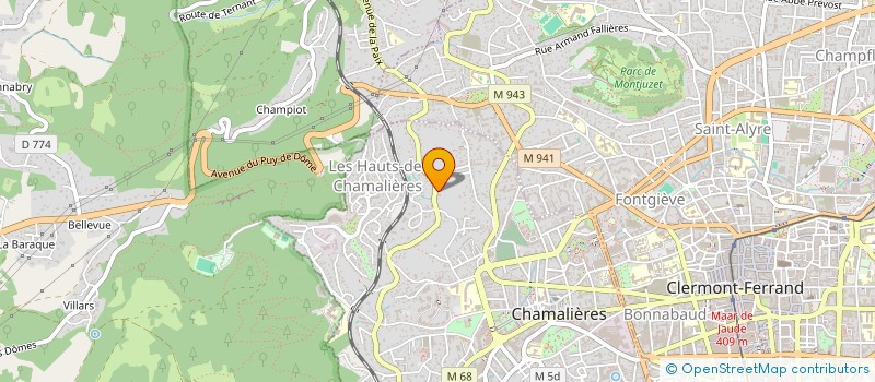 localisation de l'entreprise MONSIEUR STEPHANE SERVANTIE à CHAMALIERES