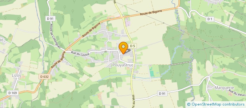 localisation de l'entreprise MONSIEUR STEPHANE SEVERAN  POUYASTRUC