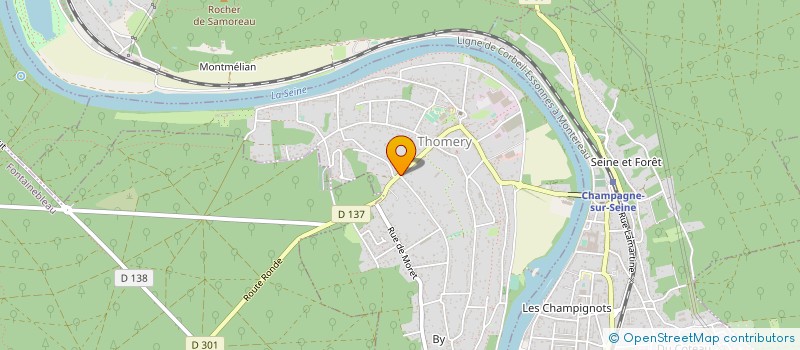 localisation de l'entreprise MONSIEUR STEPHANE SEYER  THOMERY