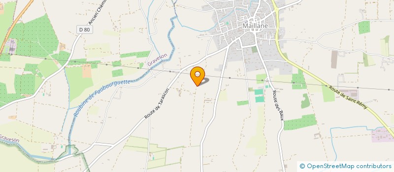 localisation de l'entreprise MONSIEUR STEPHANE SICARD  MAILLANE