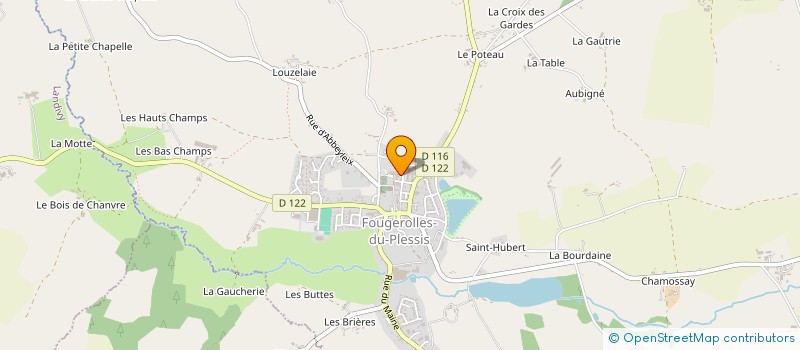 localisation de l'entreprise MONSIEUR STEPHANE SICOT  FOUGEROLLES-DU-PLESSIS