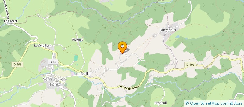 localisation de l'entreprise MONSIEUR STEPHANE SIGAUD  VERRIERES-EN-FOREZ