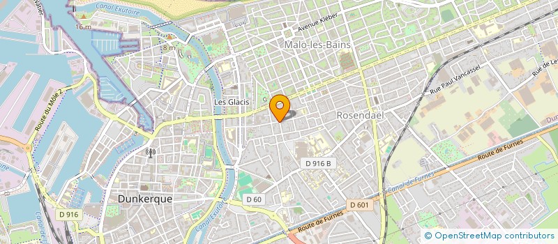 localisation de l'entreprise MONSIEUR STEPHANE SIMON à DUNKERQUE