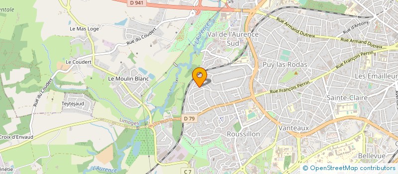 localisation de l'entreprise MONSIEUR STEPHANE SIMON à LIMOGES