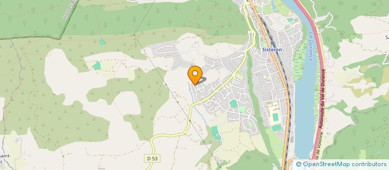 localisation de l'entreprise MONSIEUR STEPHANE SIMON  SISTERON