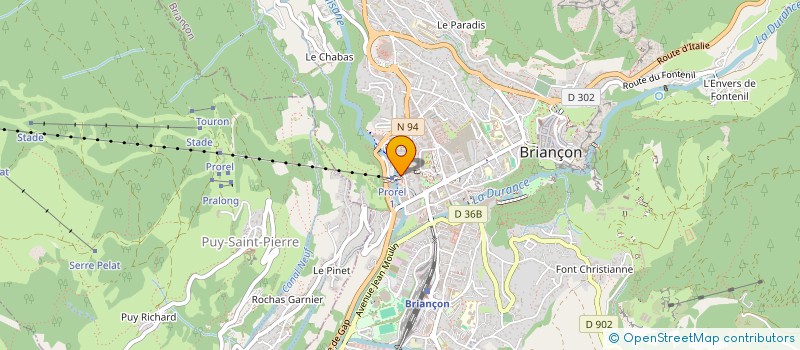 localisation de l'entreprise MONSIEUR STEPHANE SIMOND  BRIANCON