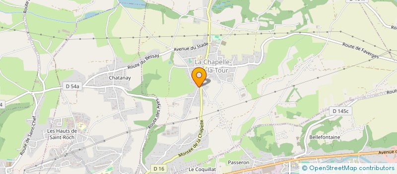 localisation de l'entreprise MONSIEUR STEPHANE SIMONIAN  LA CHAPELLE-DE-LA-TOUR