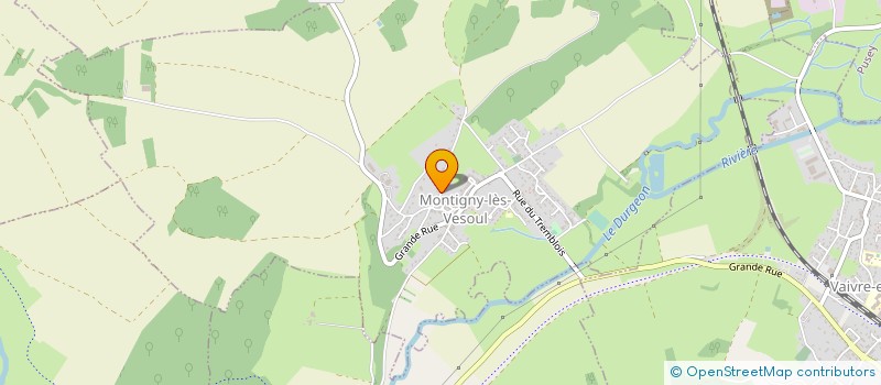localisation de l'entreprise MONSIEUR STEPHANE SIMONIN  MONTIGNY-LES-VESOUL