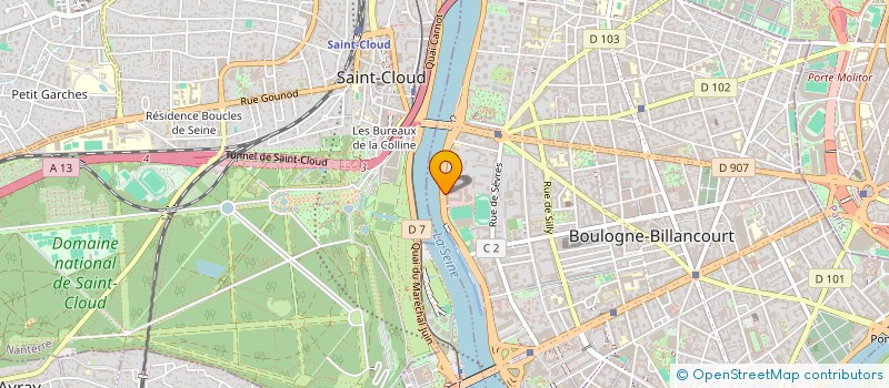 localisation de l'entreprise MONSIEUR STEPHANE SIMONNEAU à BOULOGNE-BILLANCOURT