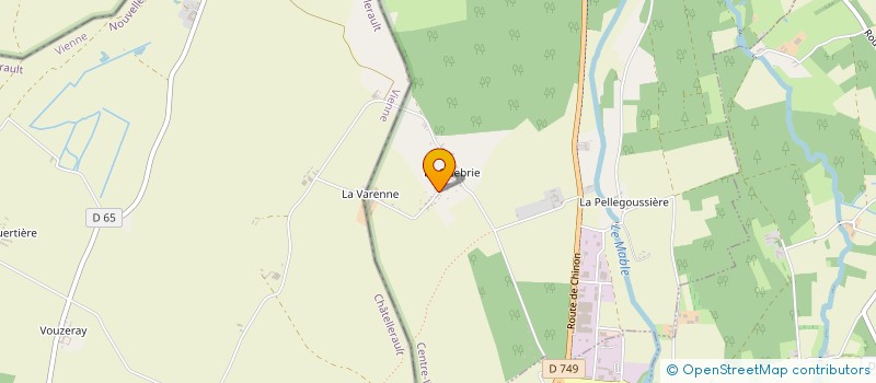 localisation de l'entreprise MONSIEUR STEPHANE SIROTTEAU  CHAMPIGNY-SUR-VEUDE