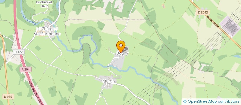 localisation de l'entreprise MONSIEUR STEPHANE SOHIER  MURTIN-ET-BOGNY