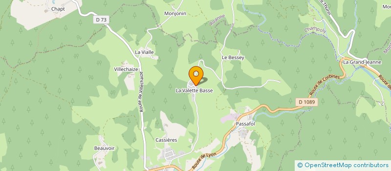 localisation de l'entreprise MONSIEUR STEPHANE SOLTANI  VETRE-SUR-ANZON