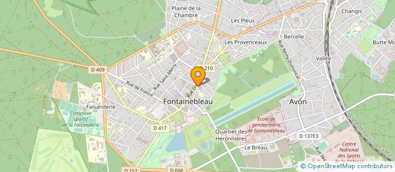 localisation de l'entreprise MONSIEUR STEPHANE SOMMER  FONTAINEBLEAU