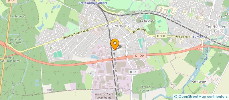 localisation de l'entreprise MONSIEUR STEPHANE SONAN  GRETZ-ARMAINVILLIERS