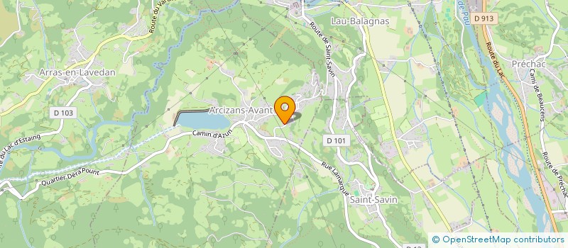 localisation de l'entreprise MONSIEUR STEPHANE SORIANO  ARCIZANS-AVANT