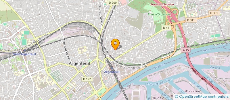 localisation de l'entreprise MONSIEUR STEPHANE SORIN à ARGENTEUIL